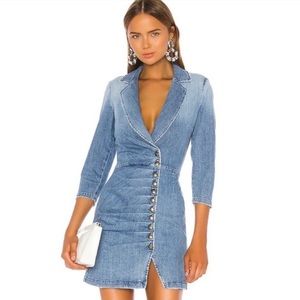 Retrofête Willa Dress In Light Denim